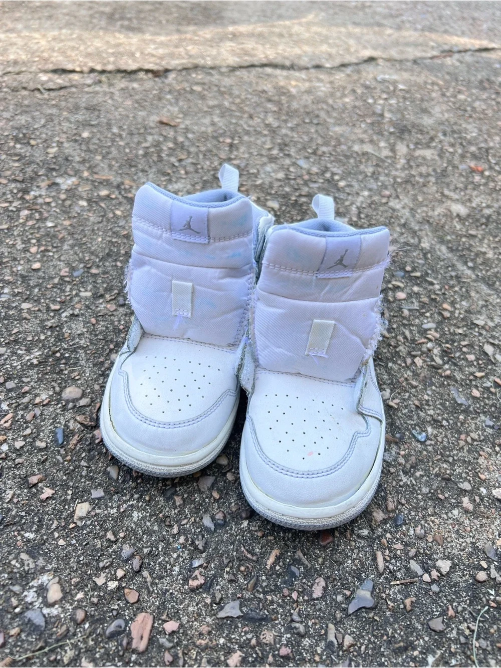 Jordan 1 Retro Mid White Wolf Grey Size 10C